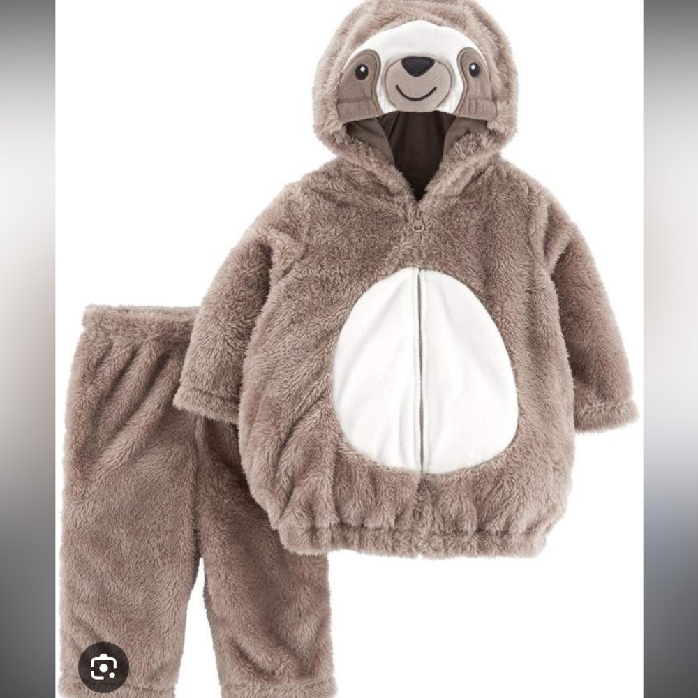 Carters Sloth Costume 24 months NWT